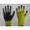 U203 Нитрил с покрытием Zebra-Stripe Construction Safety Work Gloves